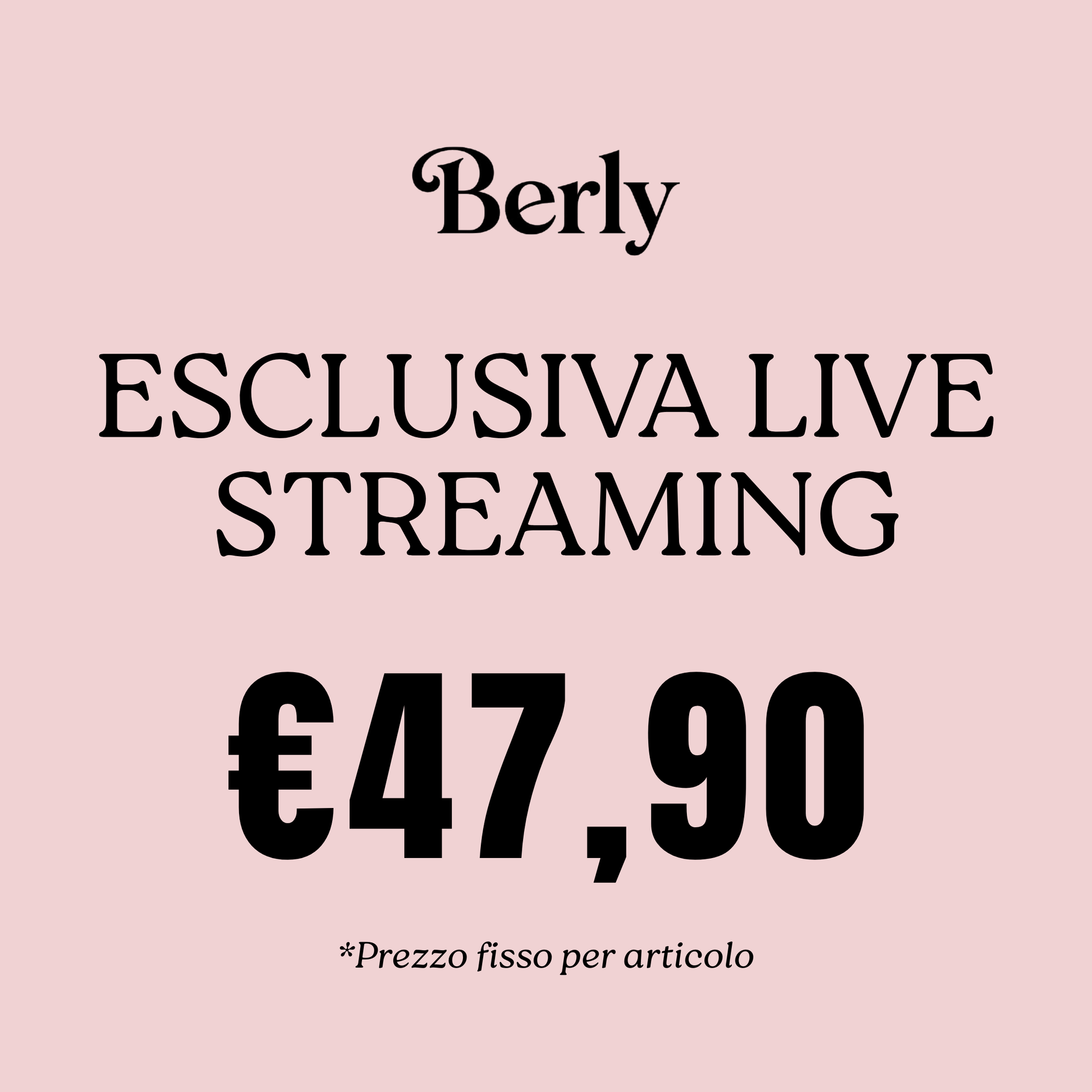 LIVE SHOPPING - BERLY MODA 