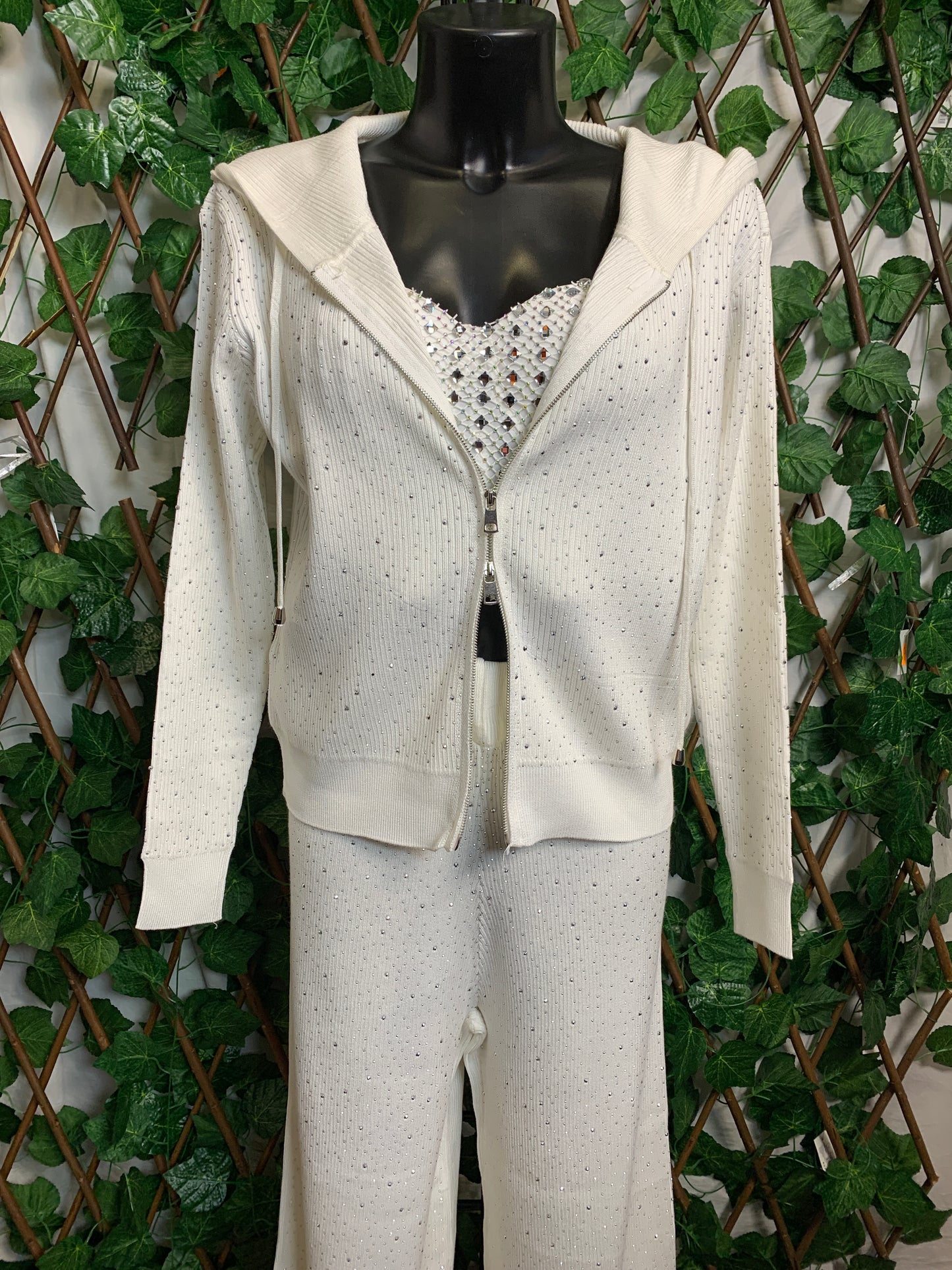 Tuta completo con brillantini