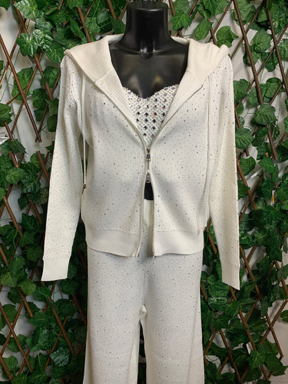 Tuta completo con brillantini