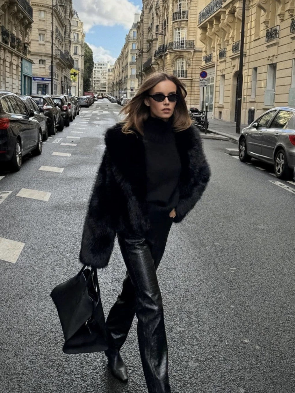 Short fur jacket