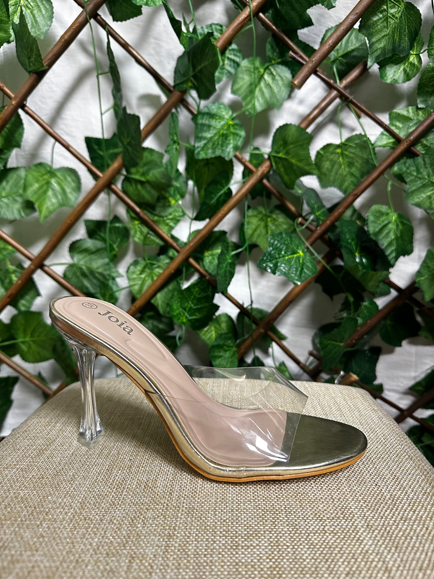 Clear Heeled Sandals (4.5 inch heel)