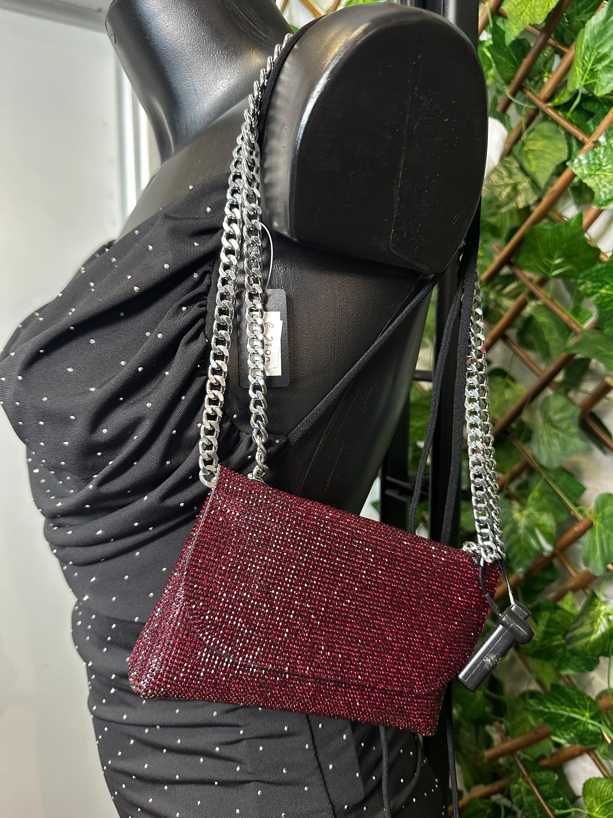 Borsa brillantinata
