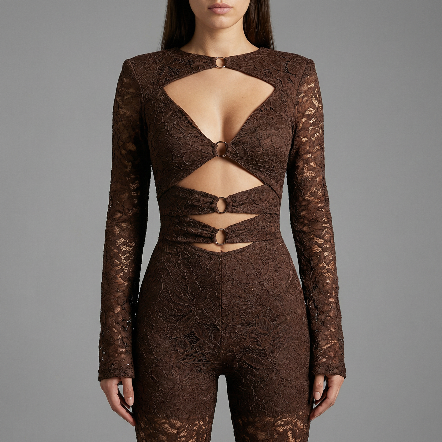 Jumpsuit Bodycon con Bottoni – Autorità e Seduzione - BERLY MODA 