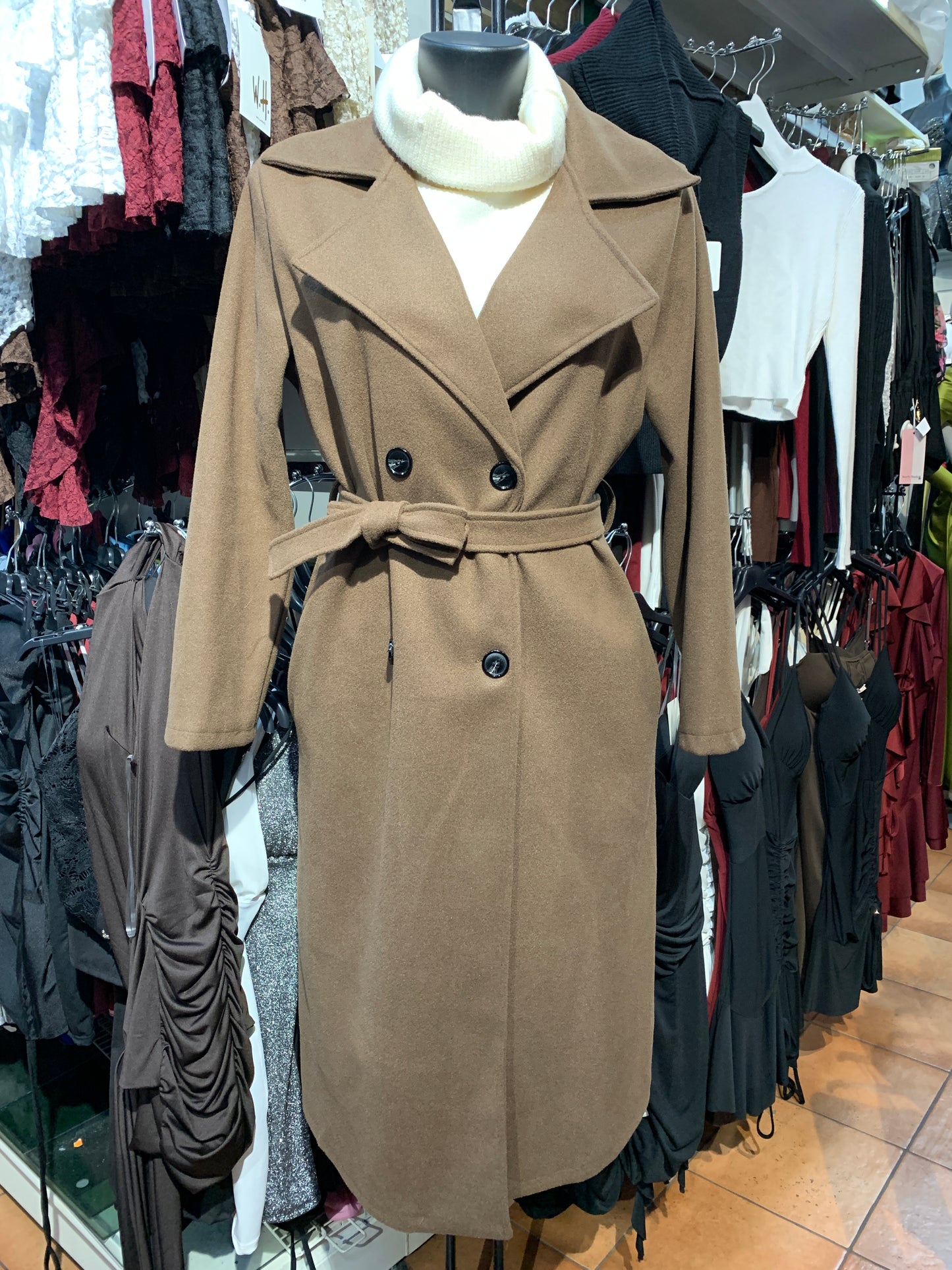 Cappotto lungo leggero