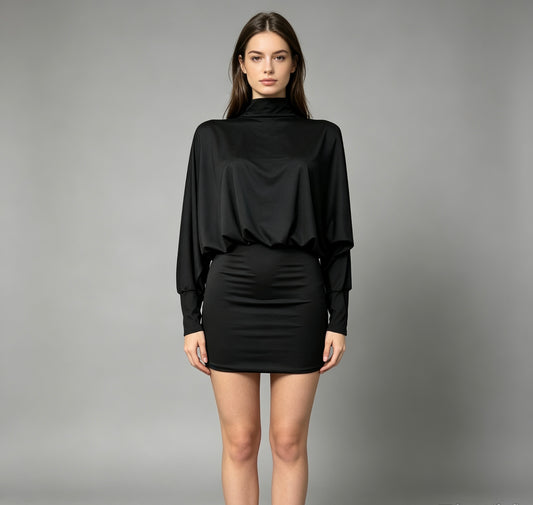 Vestito corto elegante taglia unica - BERLY MODA 