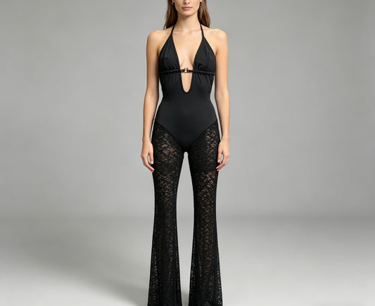 Tuta lunga con pizzo - BERLY MODA 
