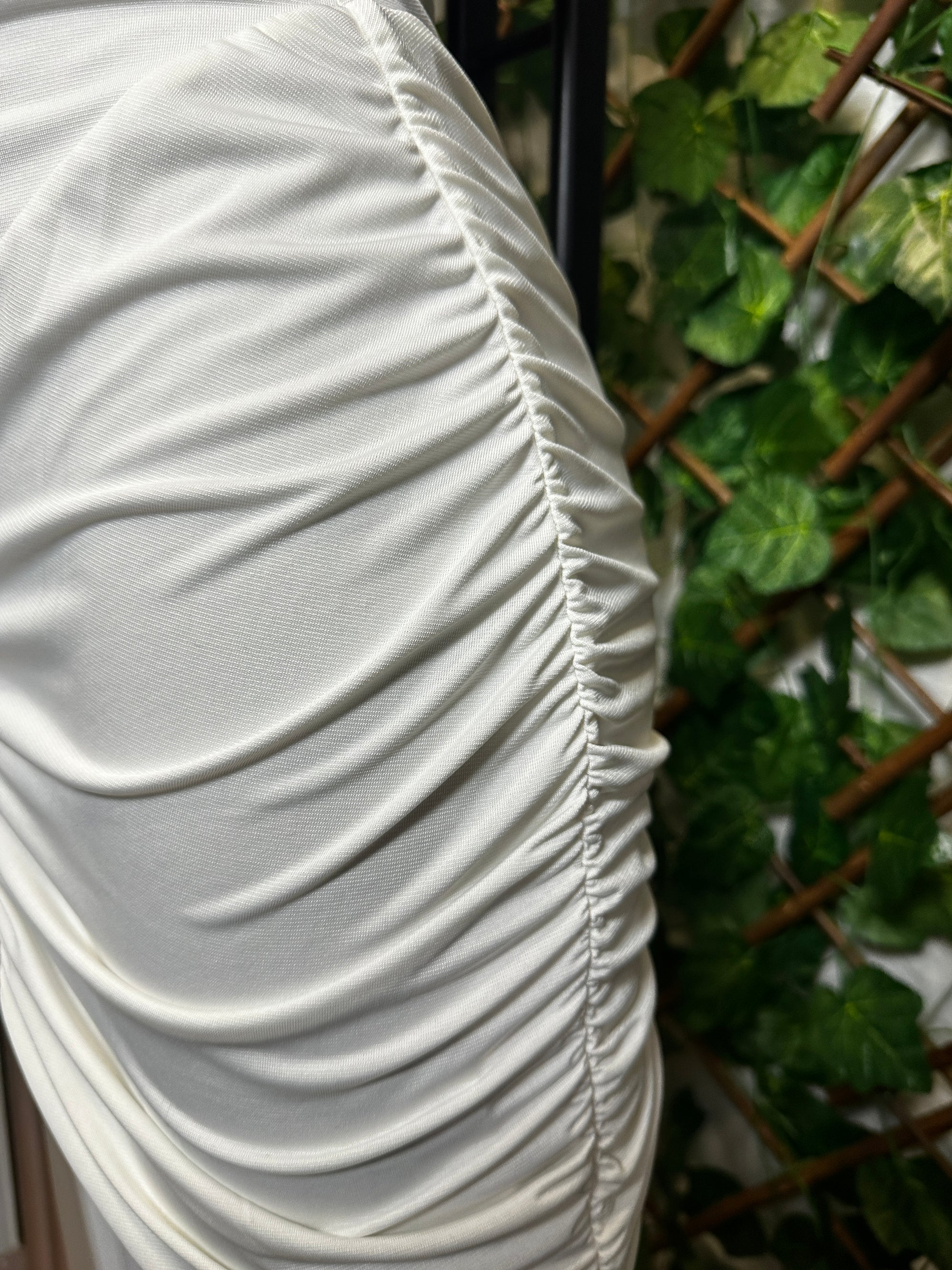 Vestito lungo con la scollatura speciale elegante | taglia unica