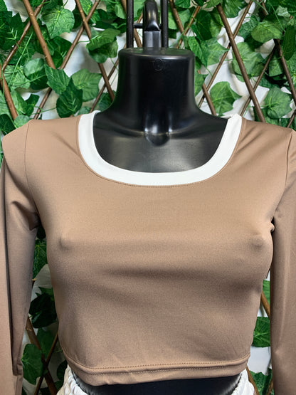 Tuta completa con top corto