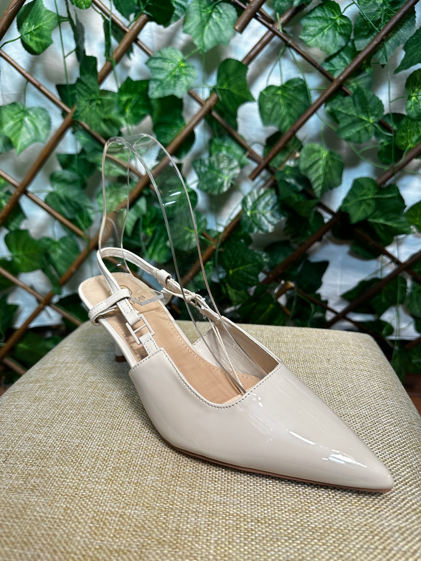 Polished low heels (3 inch heel)