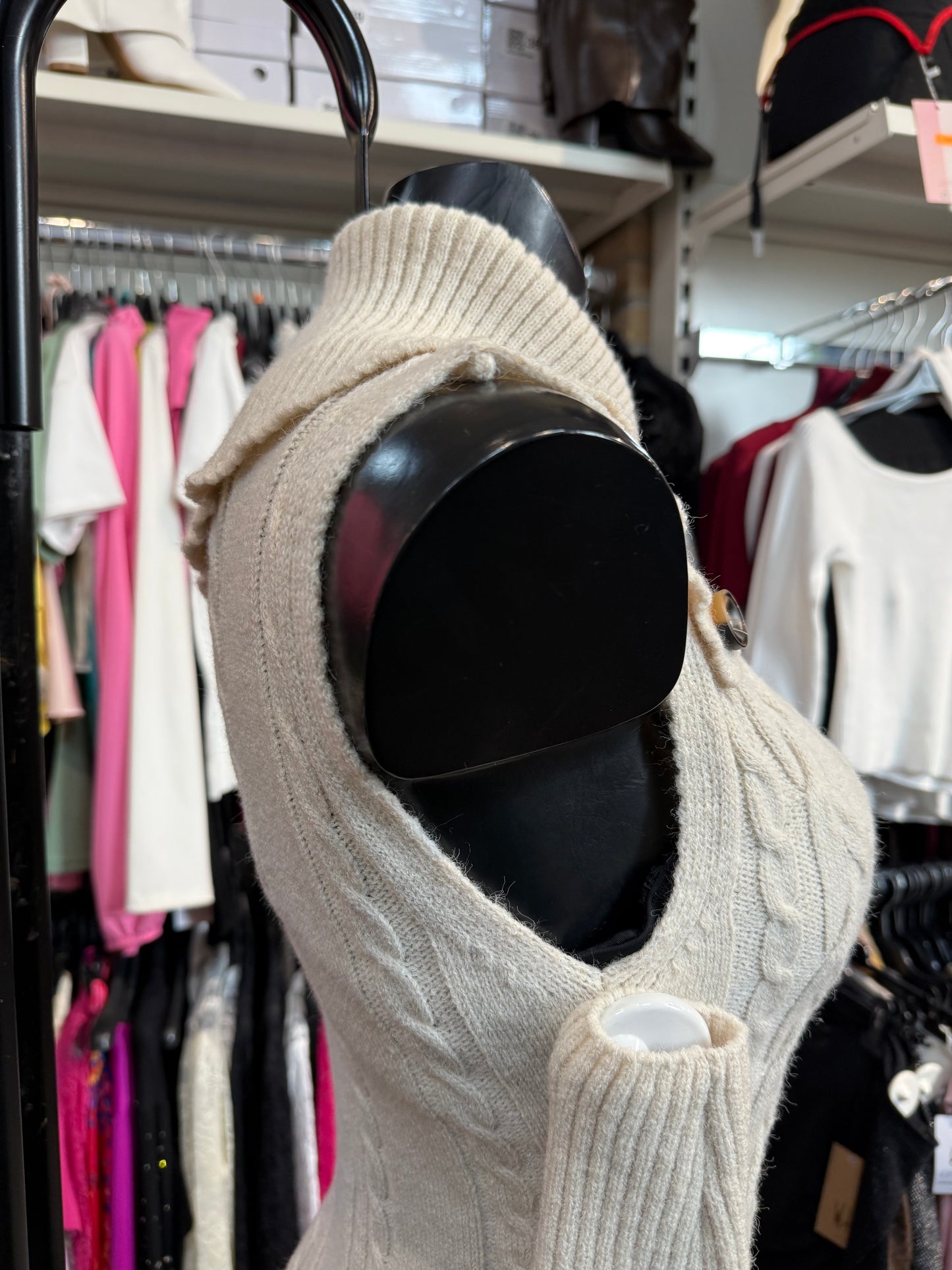 Knitted mini dress with split sleeves – MYSTERIOUS GLACIAL ❄️🔥