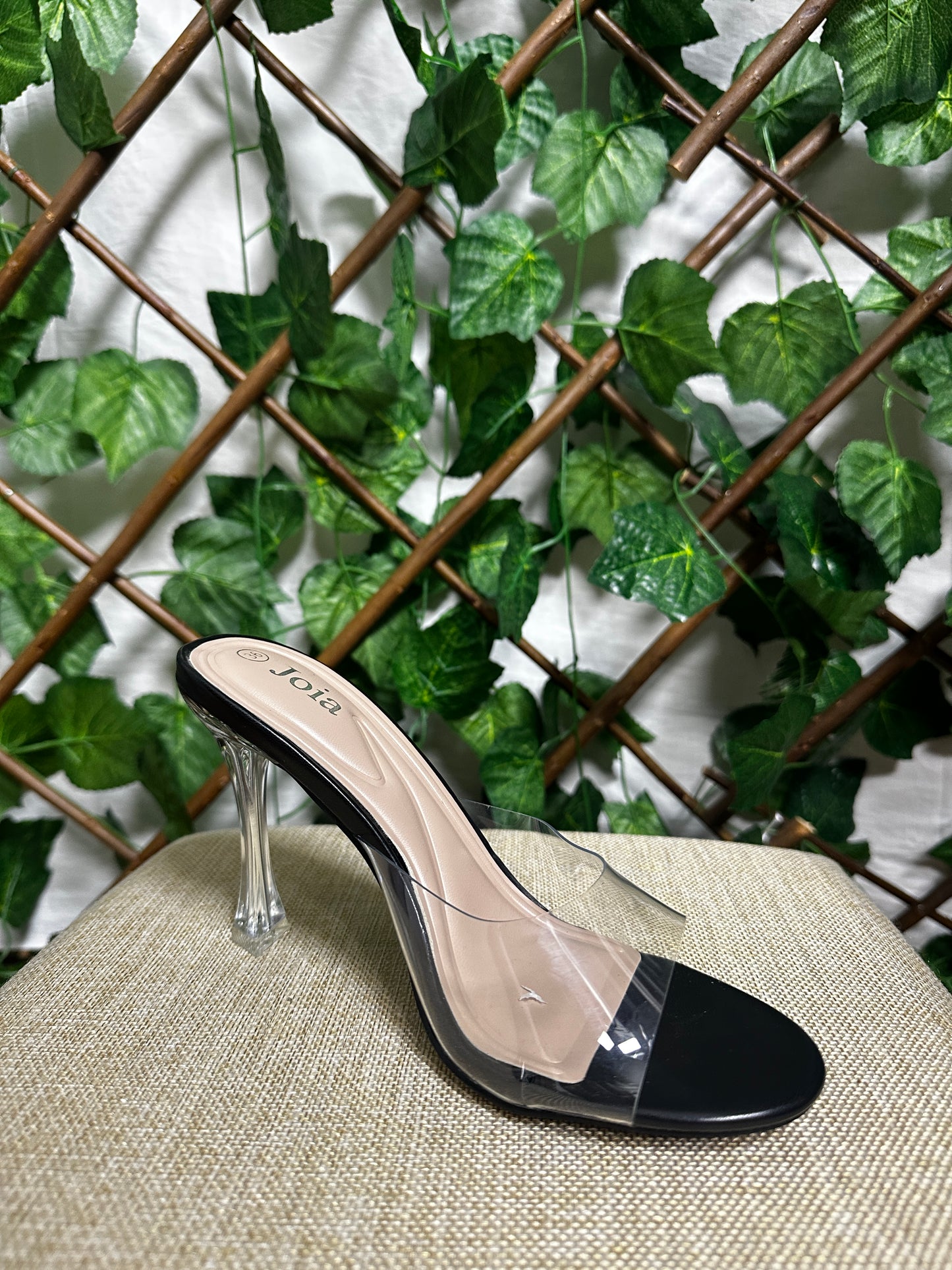 Clear Heeled Sandals (4.5 inch heel)