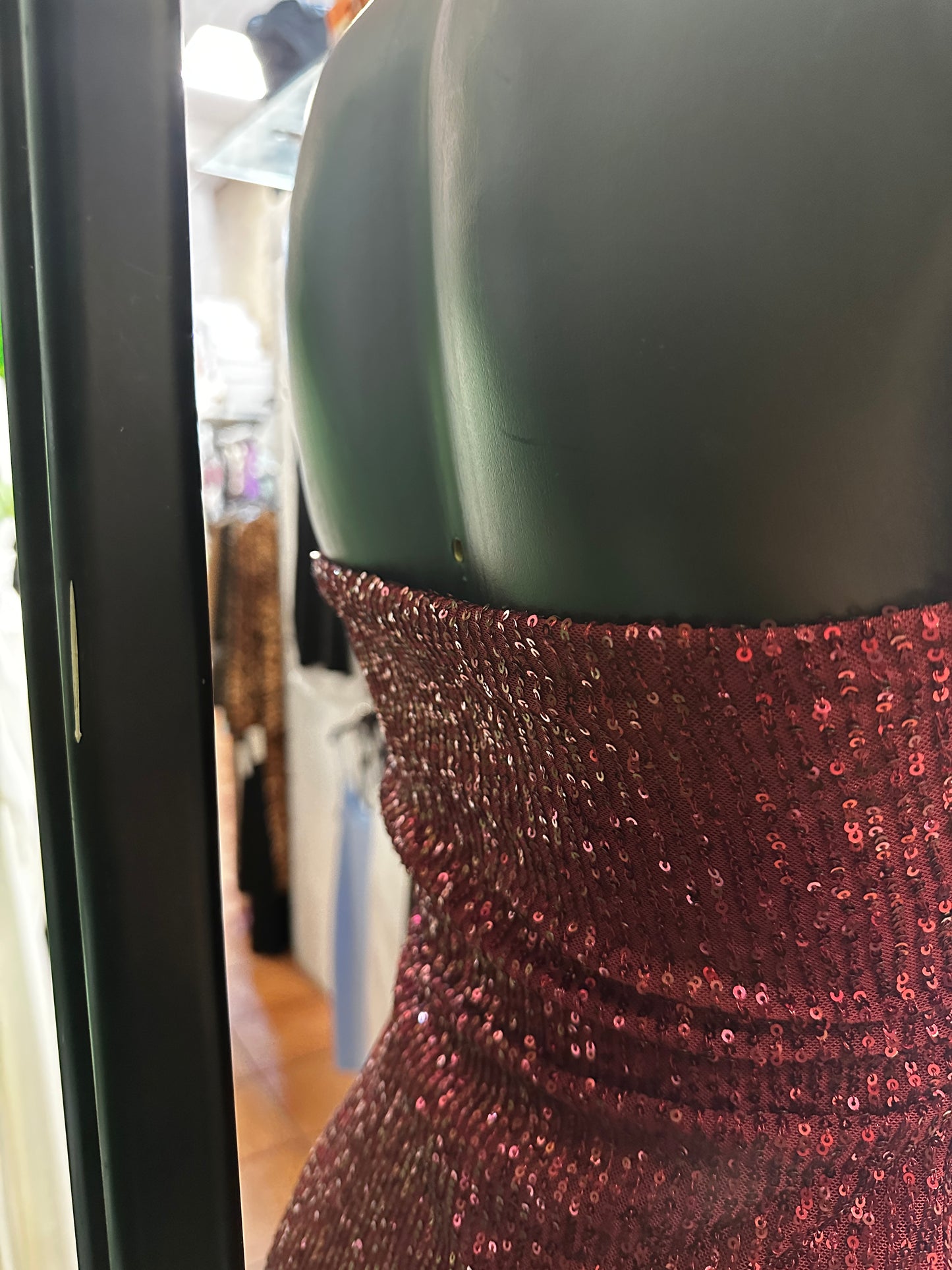 Fascia elasticizzata con dettaglio dorato in paillettes | taglia unica