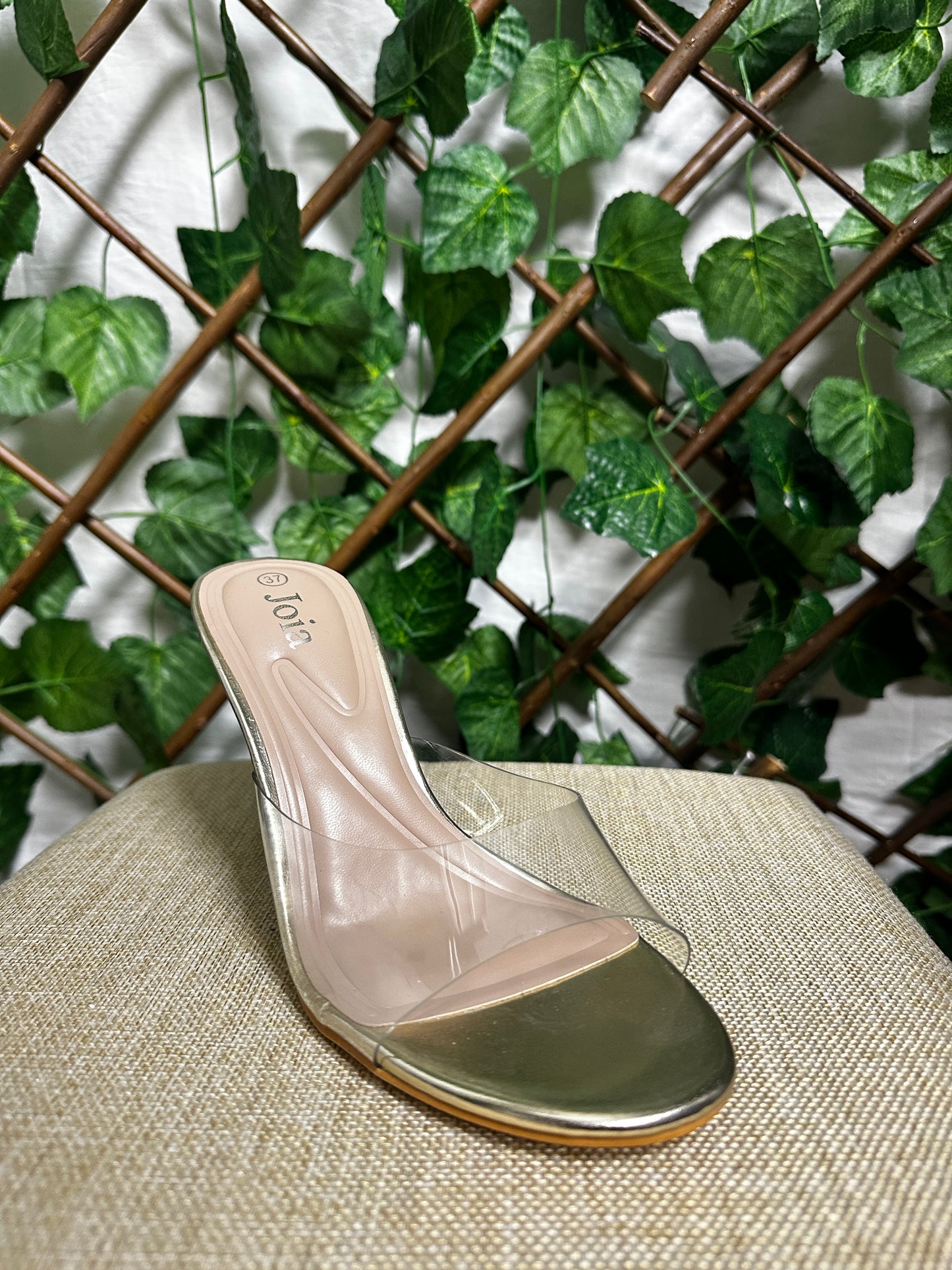 Clear Heeled Sandals (4.5 inch heel)