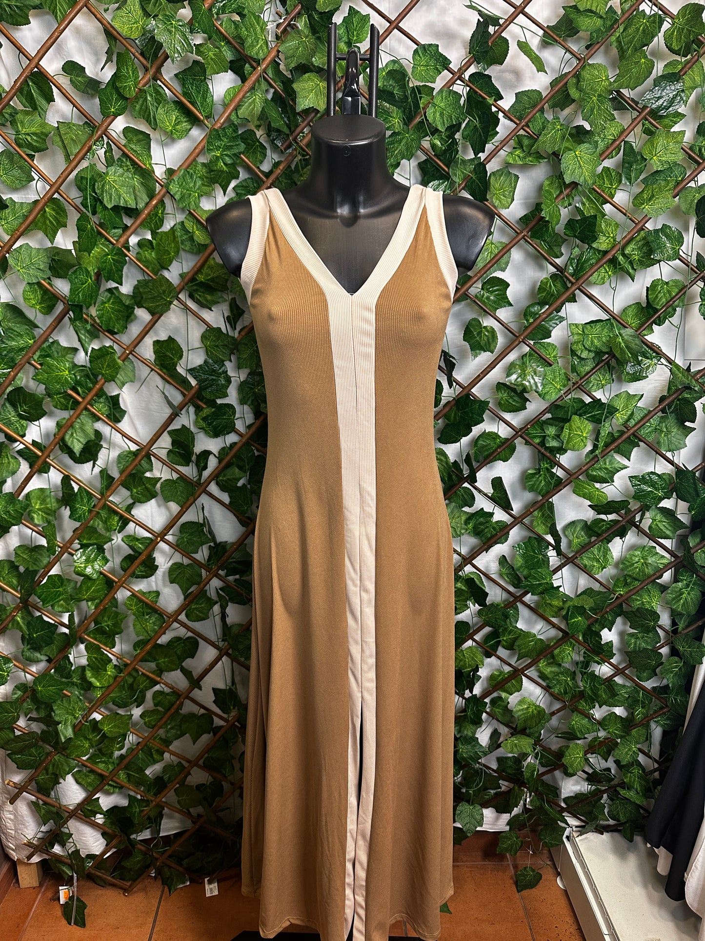 Vestito lungo elasticizzato