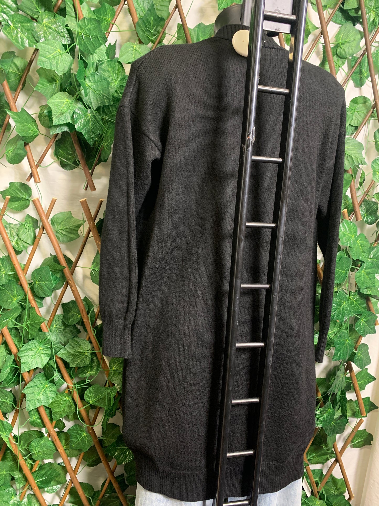 Cardigan lunga senza tasca