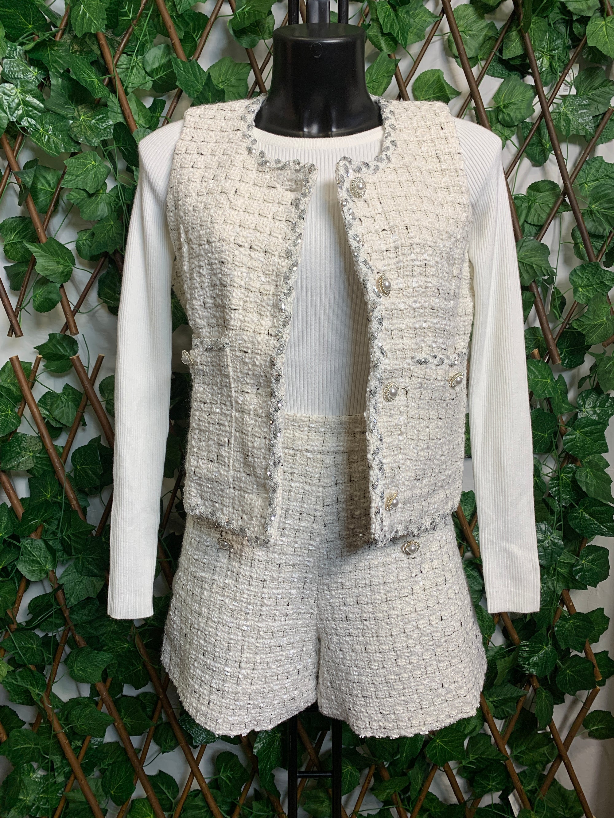Completo in tweed