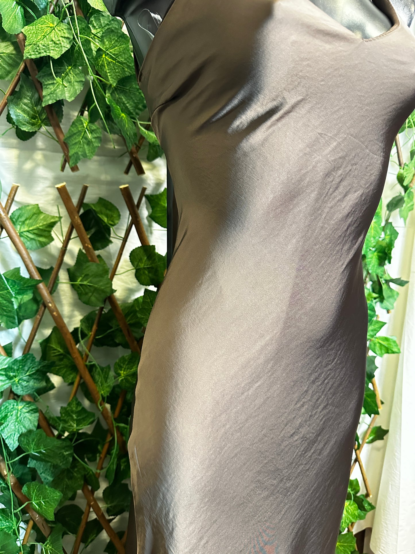 Vestito elegante lungo con la schiena scoperta | taglia unica