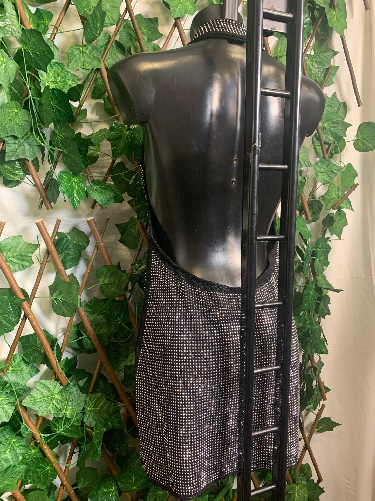 Vestito corto brillantino