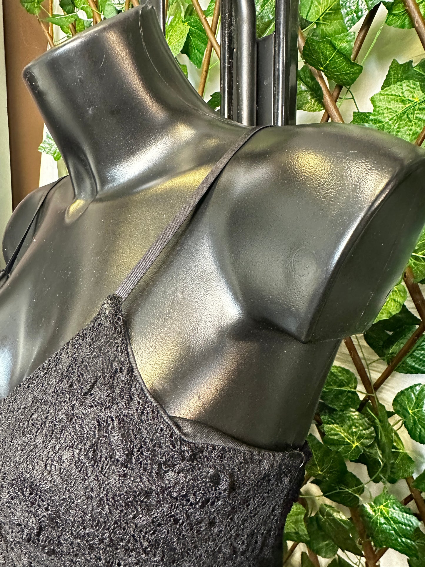 Crepe dress with golden shell detail