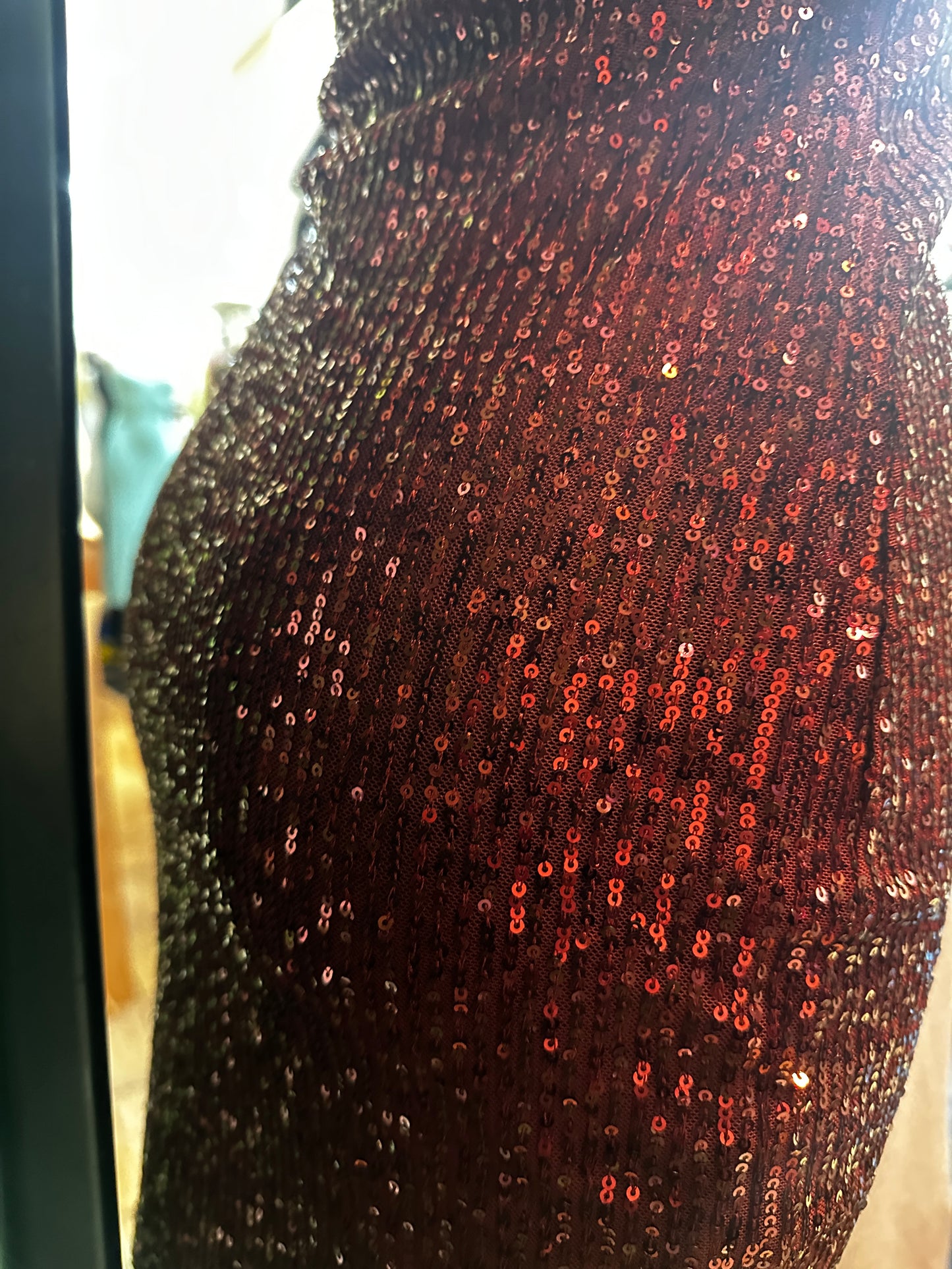 Fascia elasticizzata con dettaglio dorato in paillettes | taglia unica