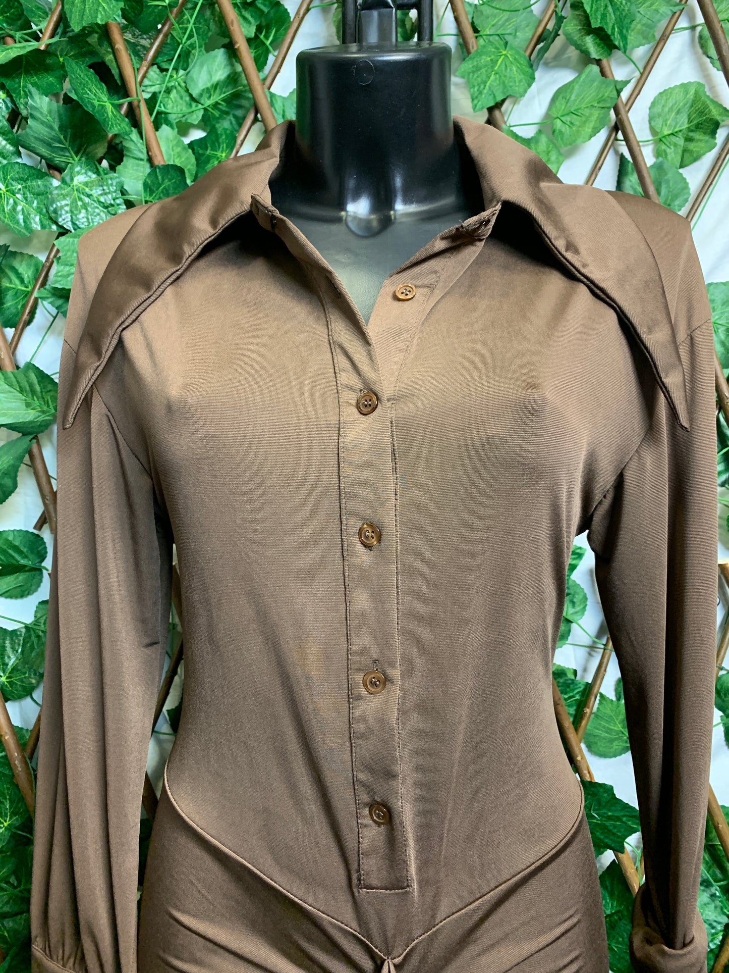 Vestito corto con manica lunga