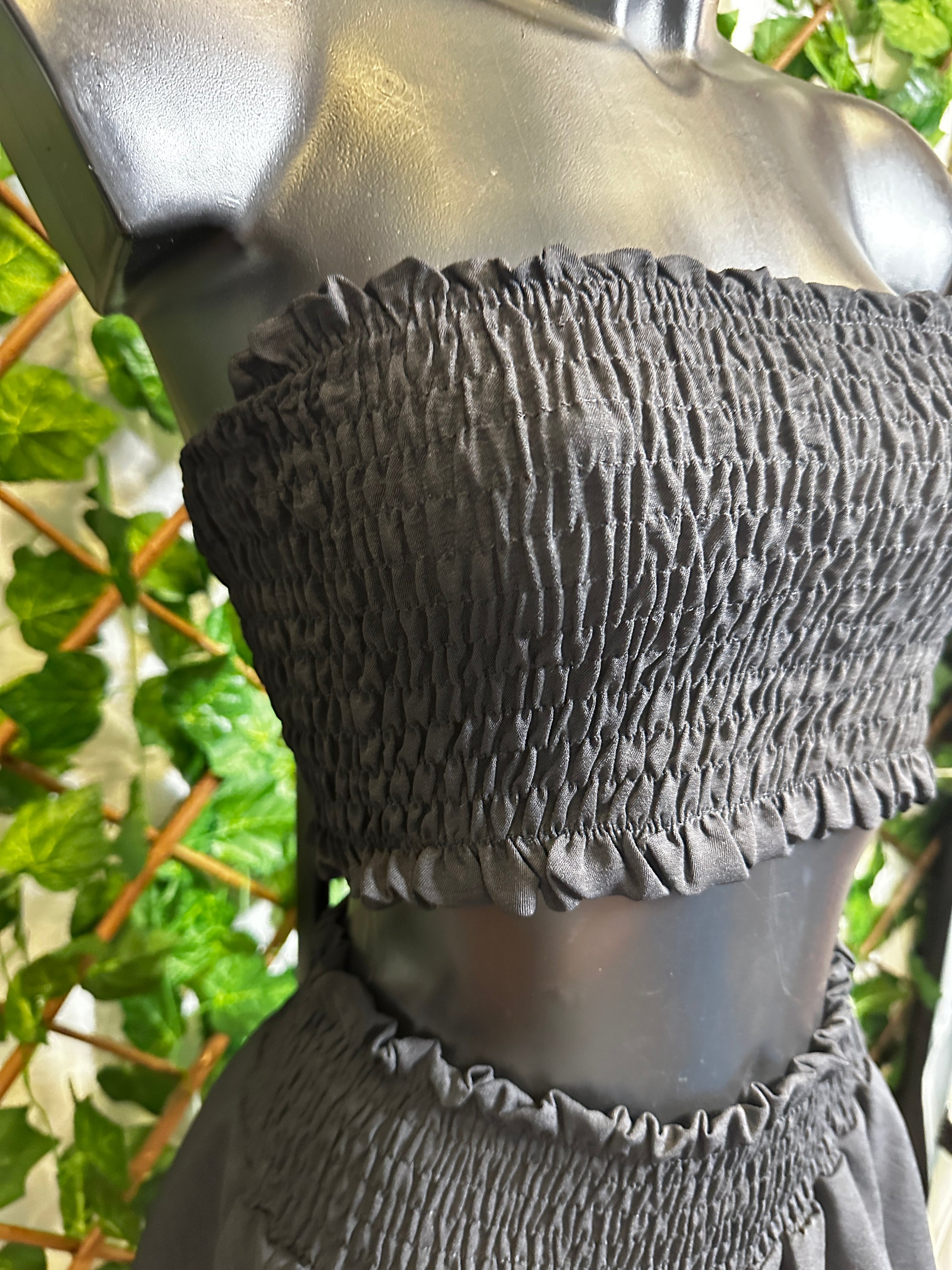 Completo top e gonna elasticizzato (senza pantaloncini) | taglia unica