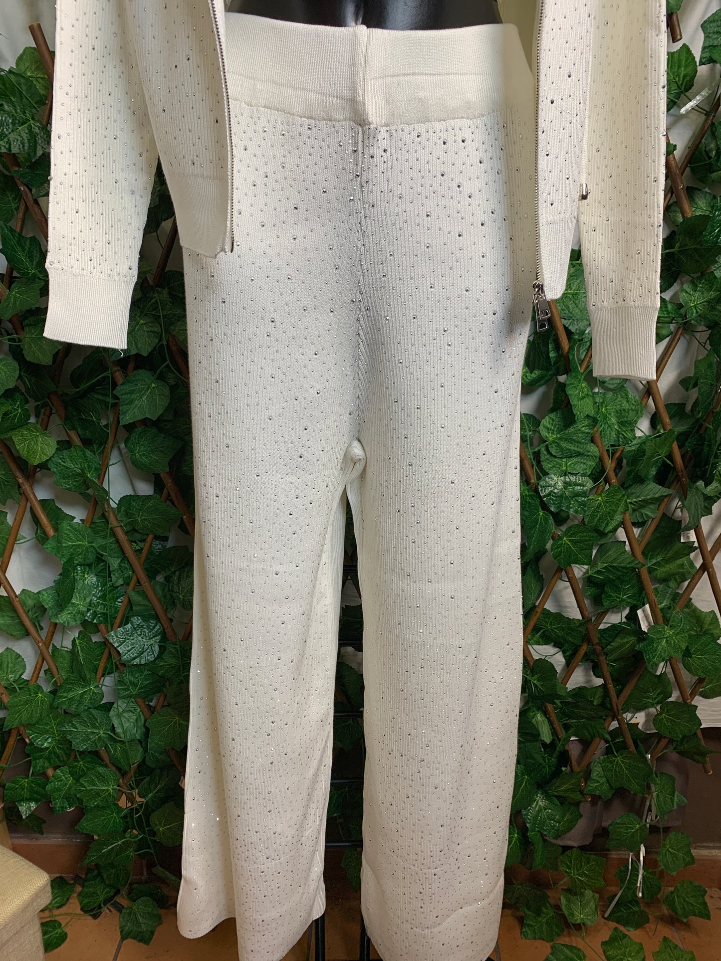 Tuta completo con brillantini