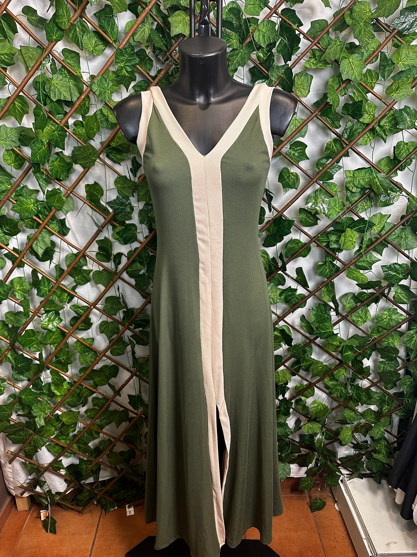 Vestito lungo elasticizzato