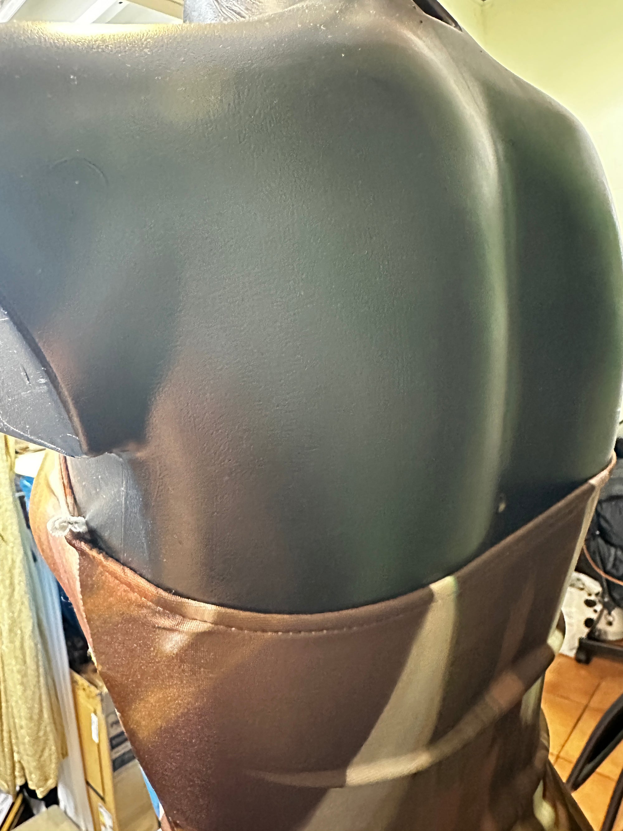 Vestito lungo elasticizzato con lo spacco diagonale | taglia unica