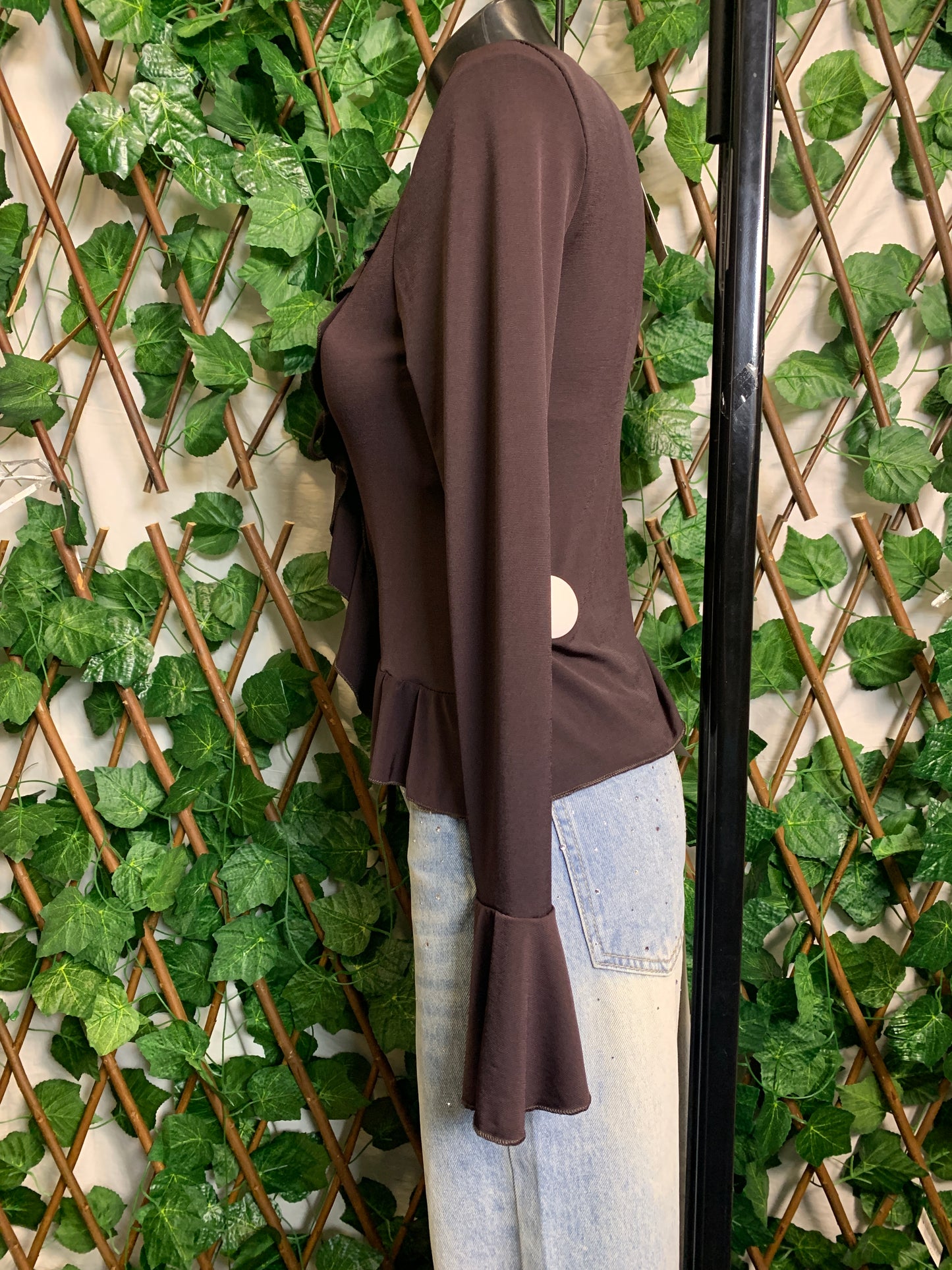 Top with ruffles and laces