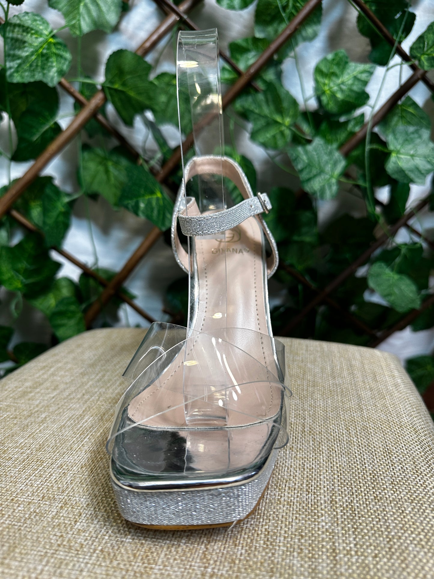 Transparent half heels (10.5cm)