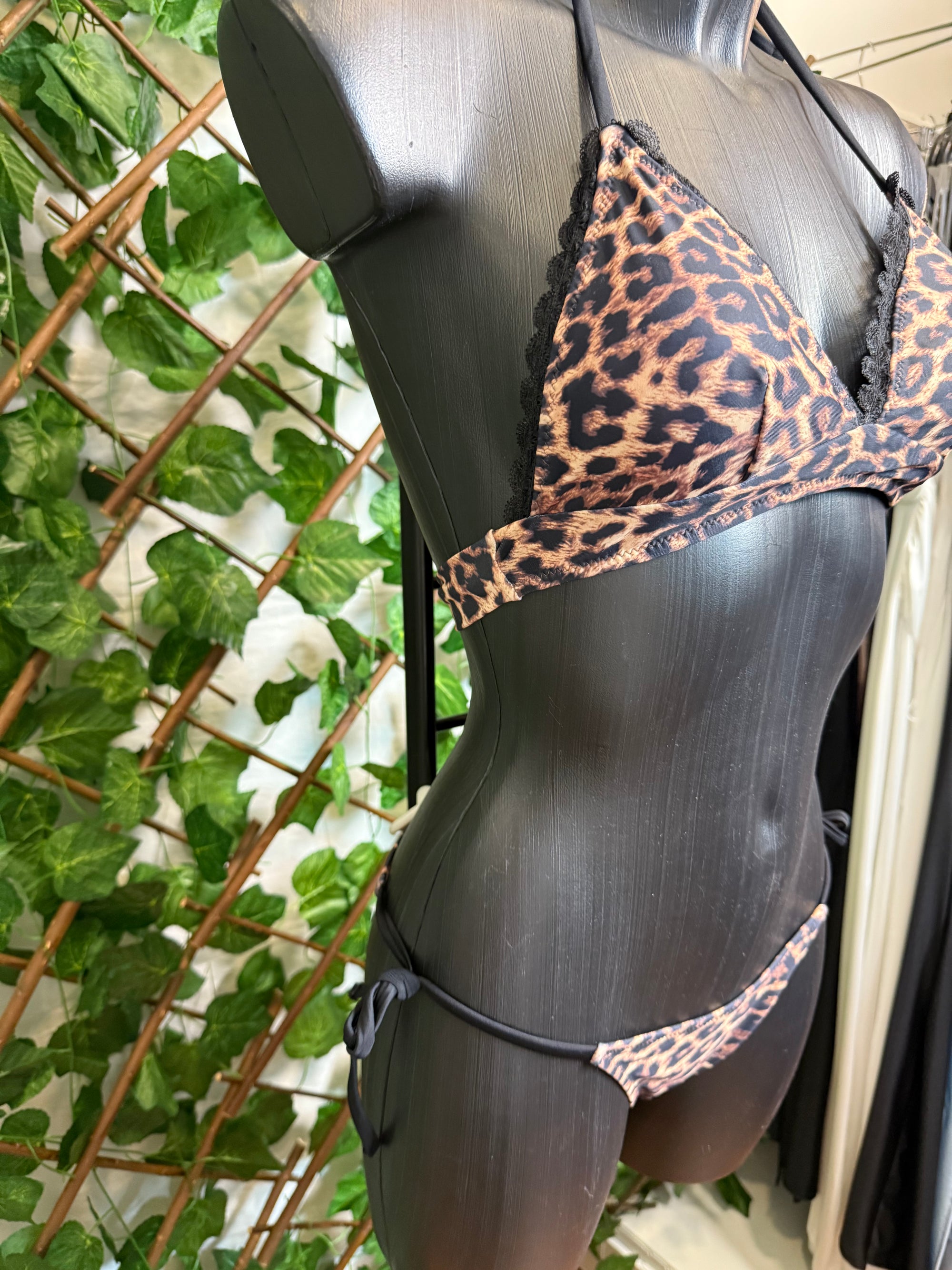 Completo costume leopardato (3 pezzi)