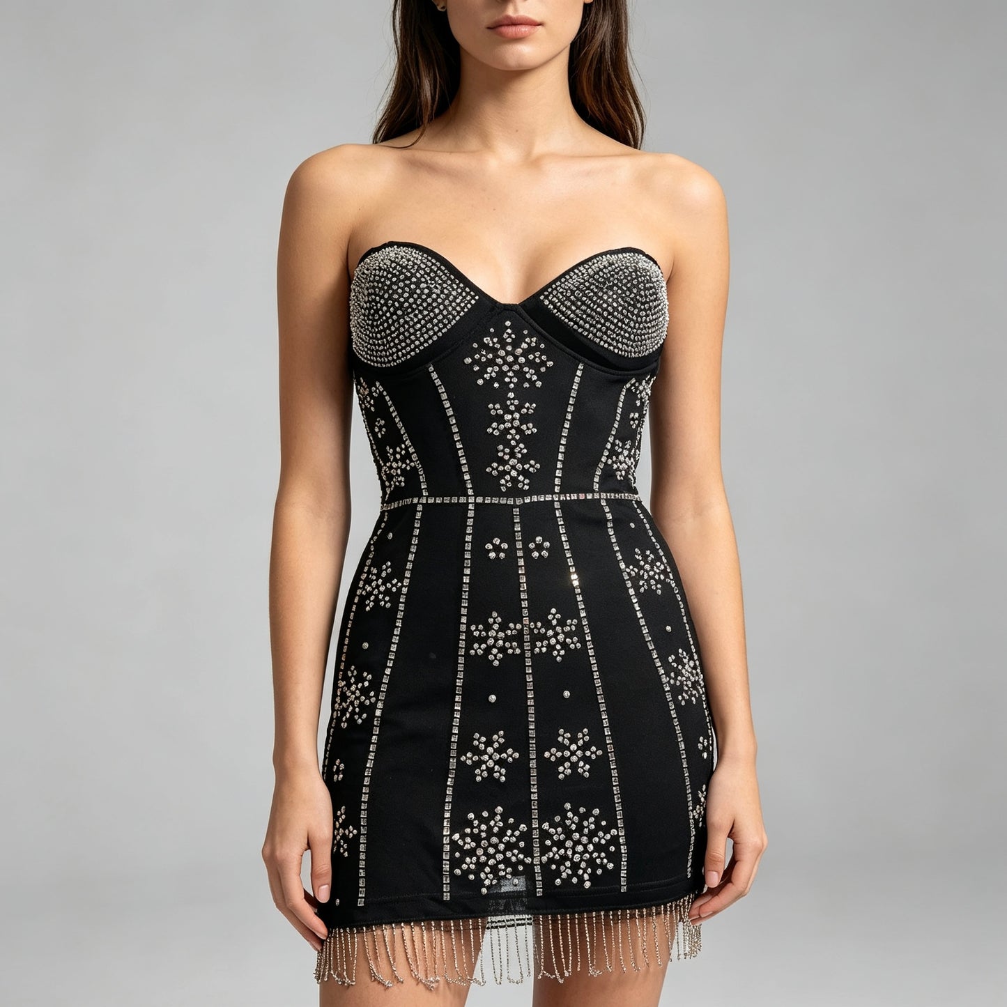 Vestito con tutti brillantini - BERLY MODA 