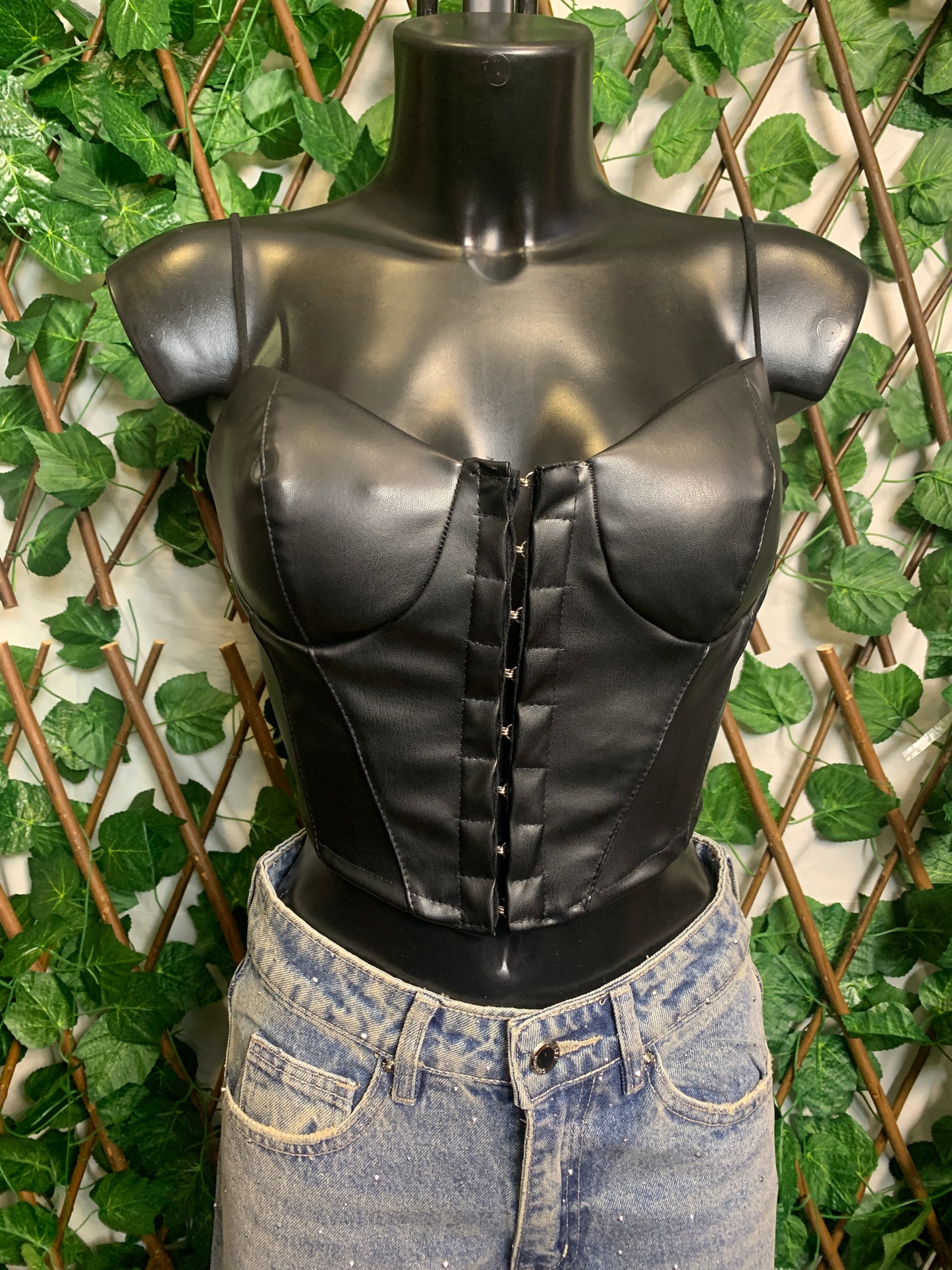 Leather bodice