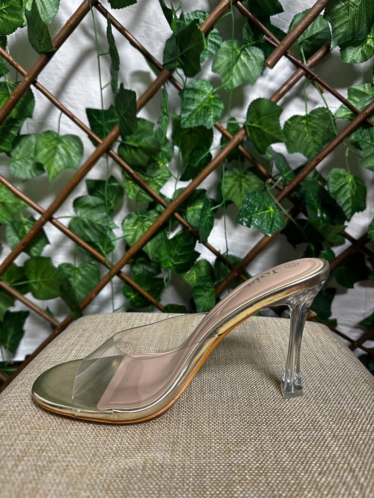Clear Heeled Sandals (4.5 inch heel)