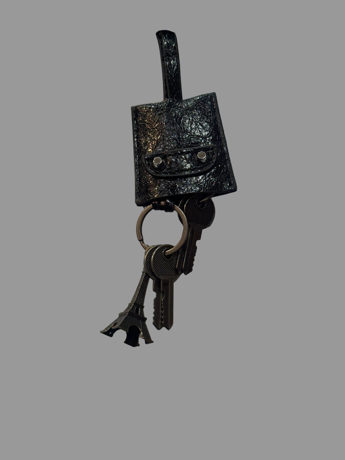 Borsa Rock Biker Ecopelle Nera – Tentazione Ribelle