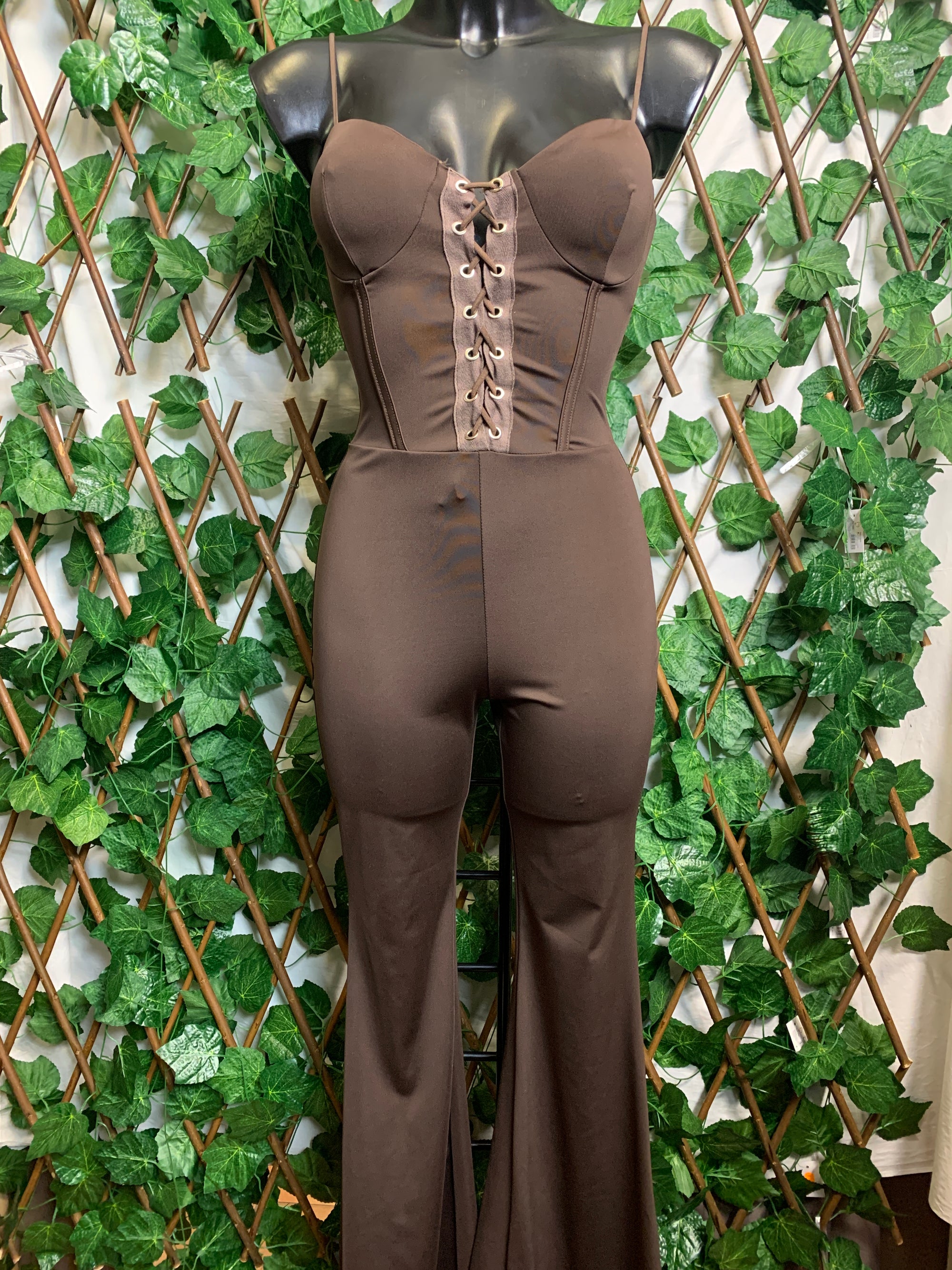 Tuta pantaloni a corpetto