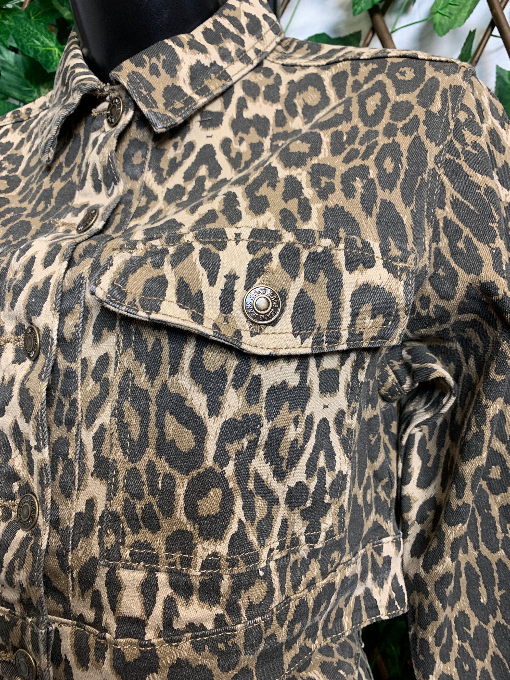 Leopard print suit