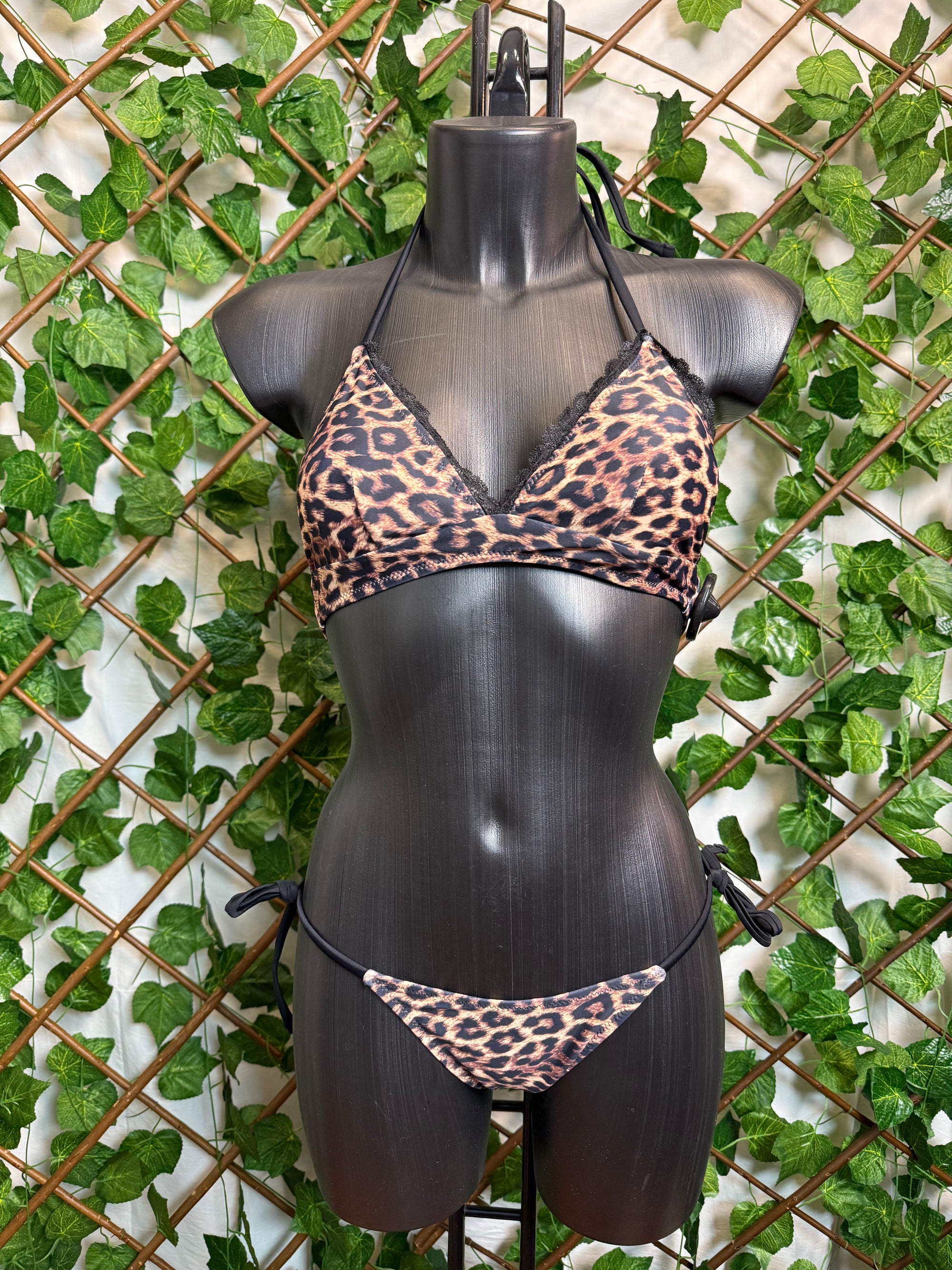 Completo costume leopardato (3 pezzi)