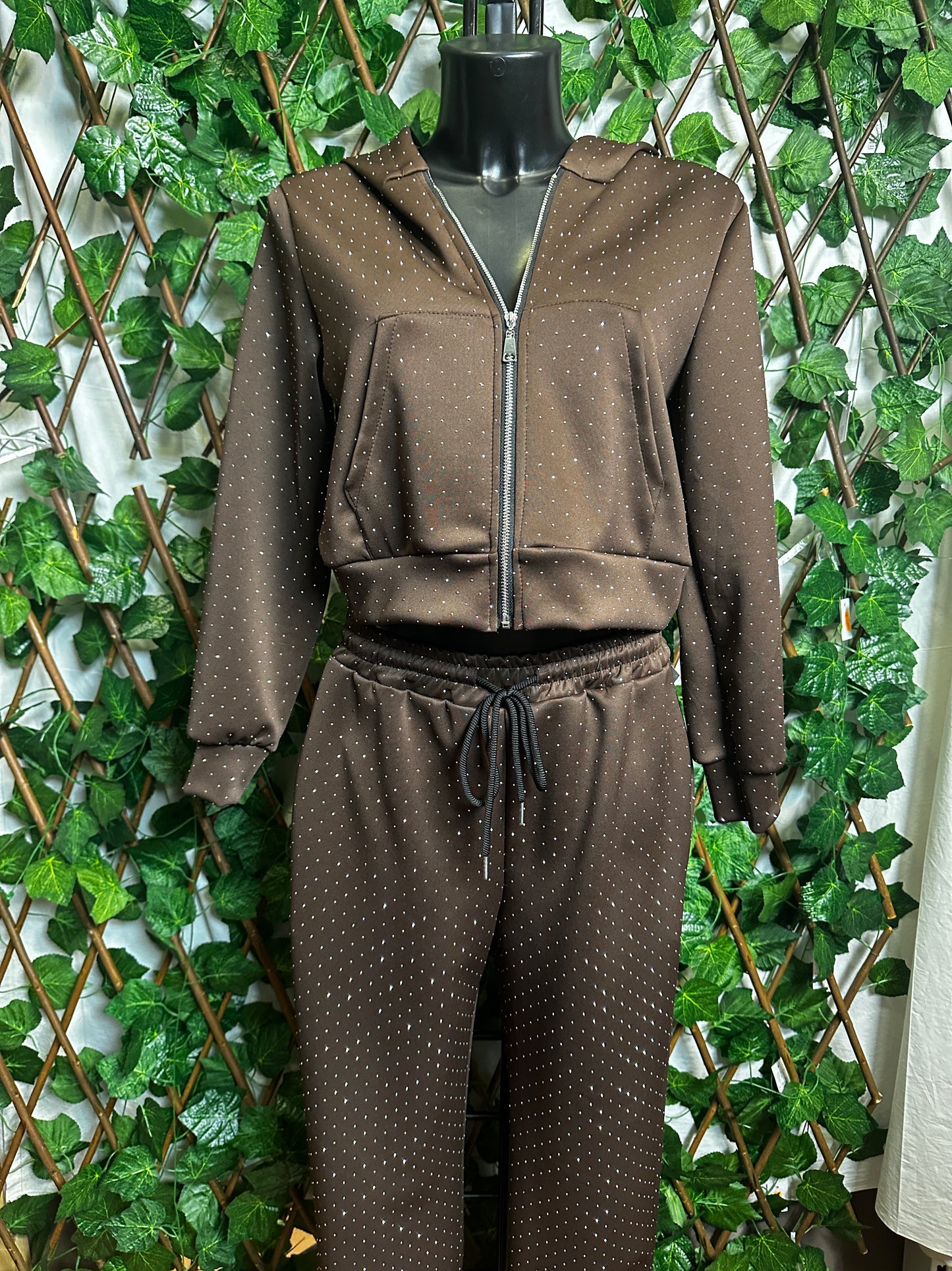 Completo sportivo brillantinato