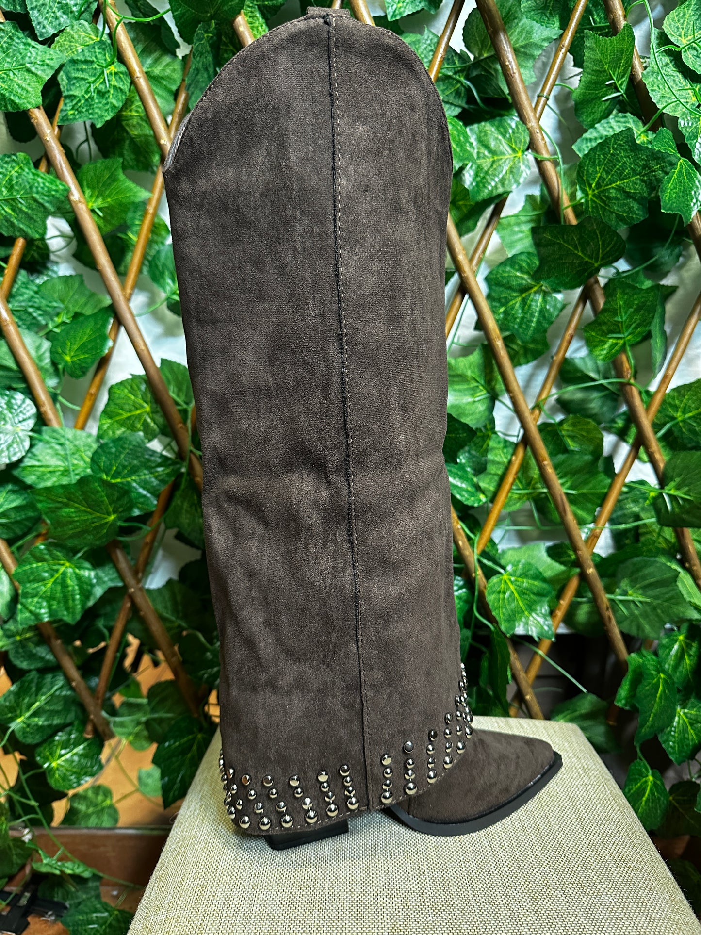 Boots with studs