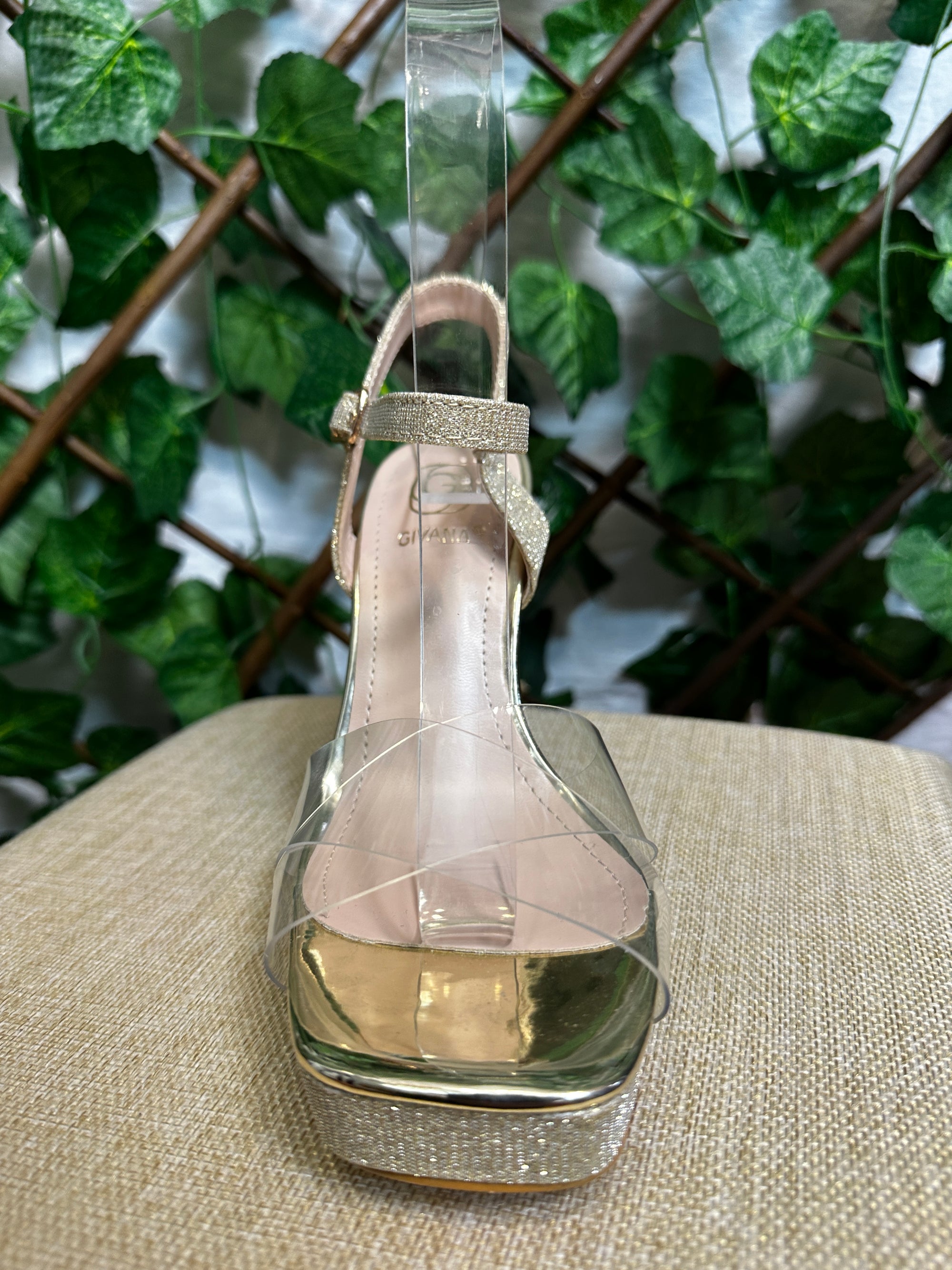Tacchi metà trasparente (10,5cm)