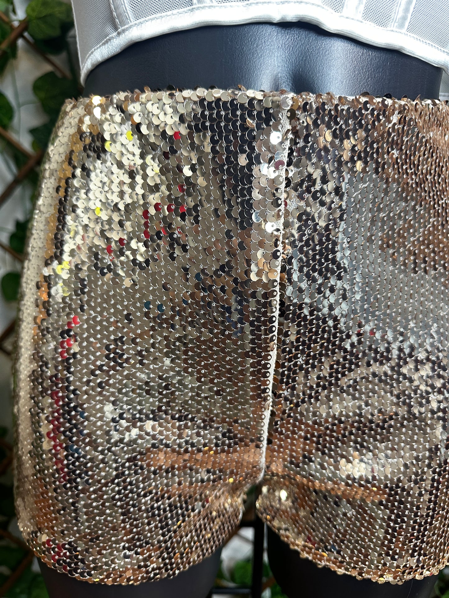 Pantaloncino in paillettes