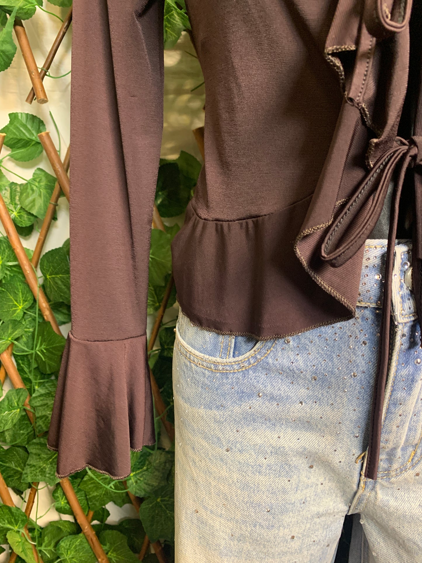 Top with ruffles and laces