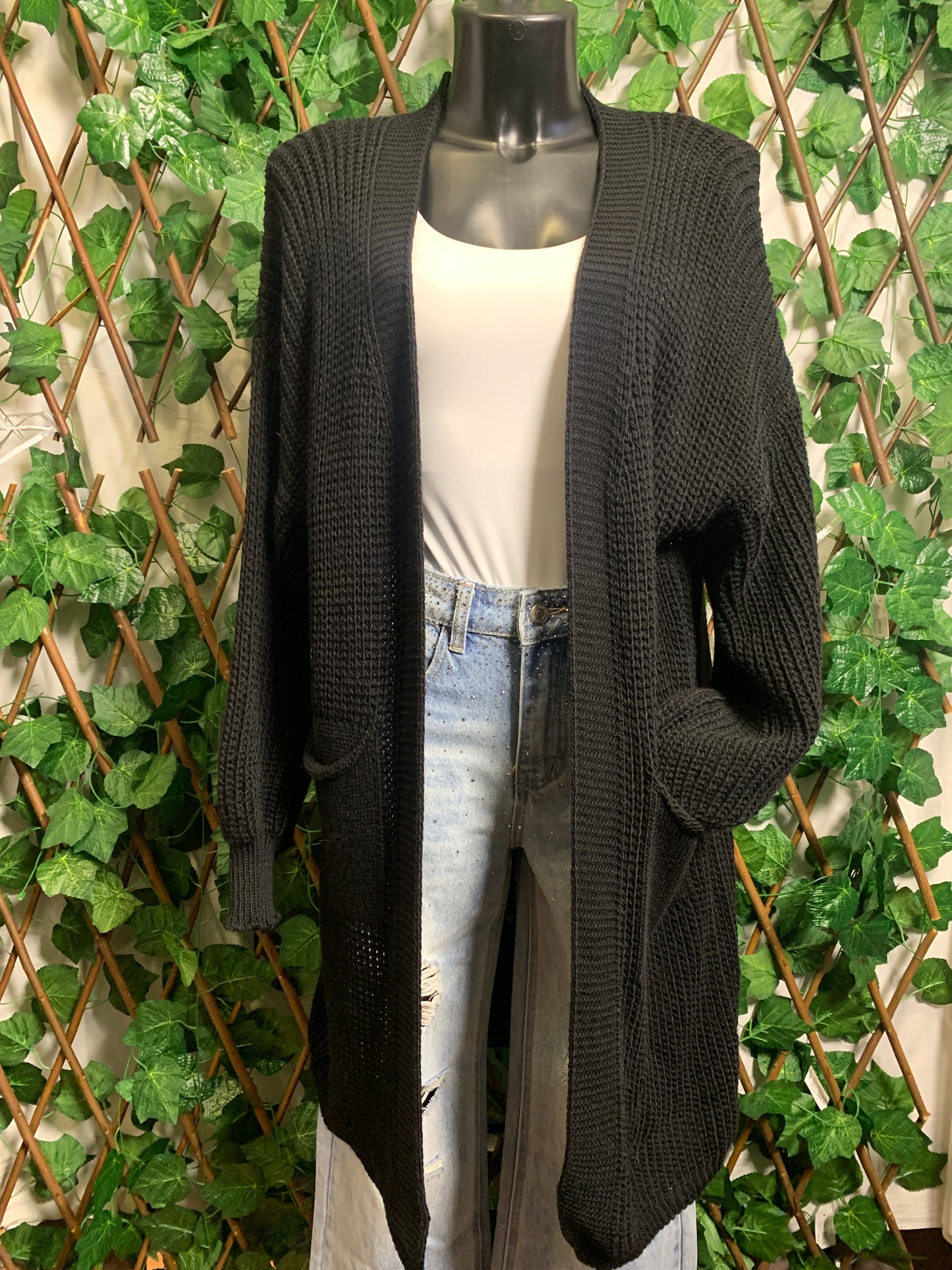 Cardigan lunga oversize