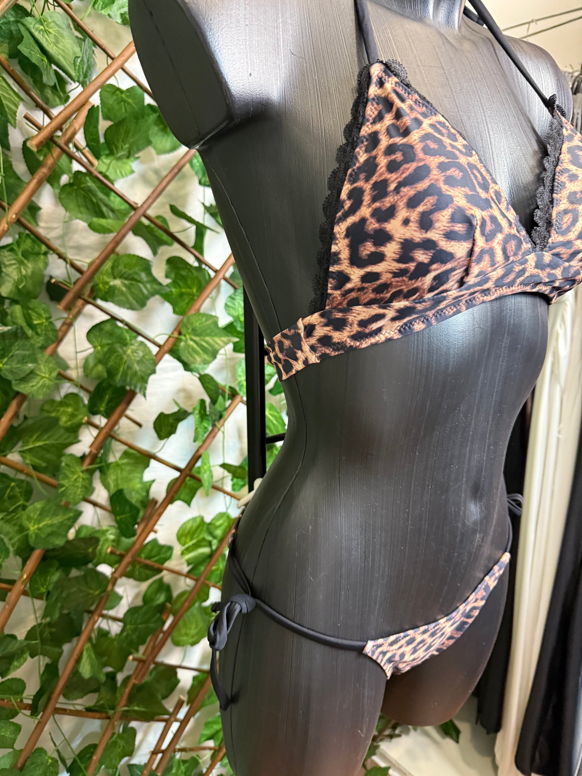 Completo costume leopardato (3 pezzi)