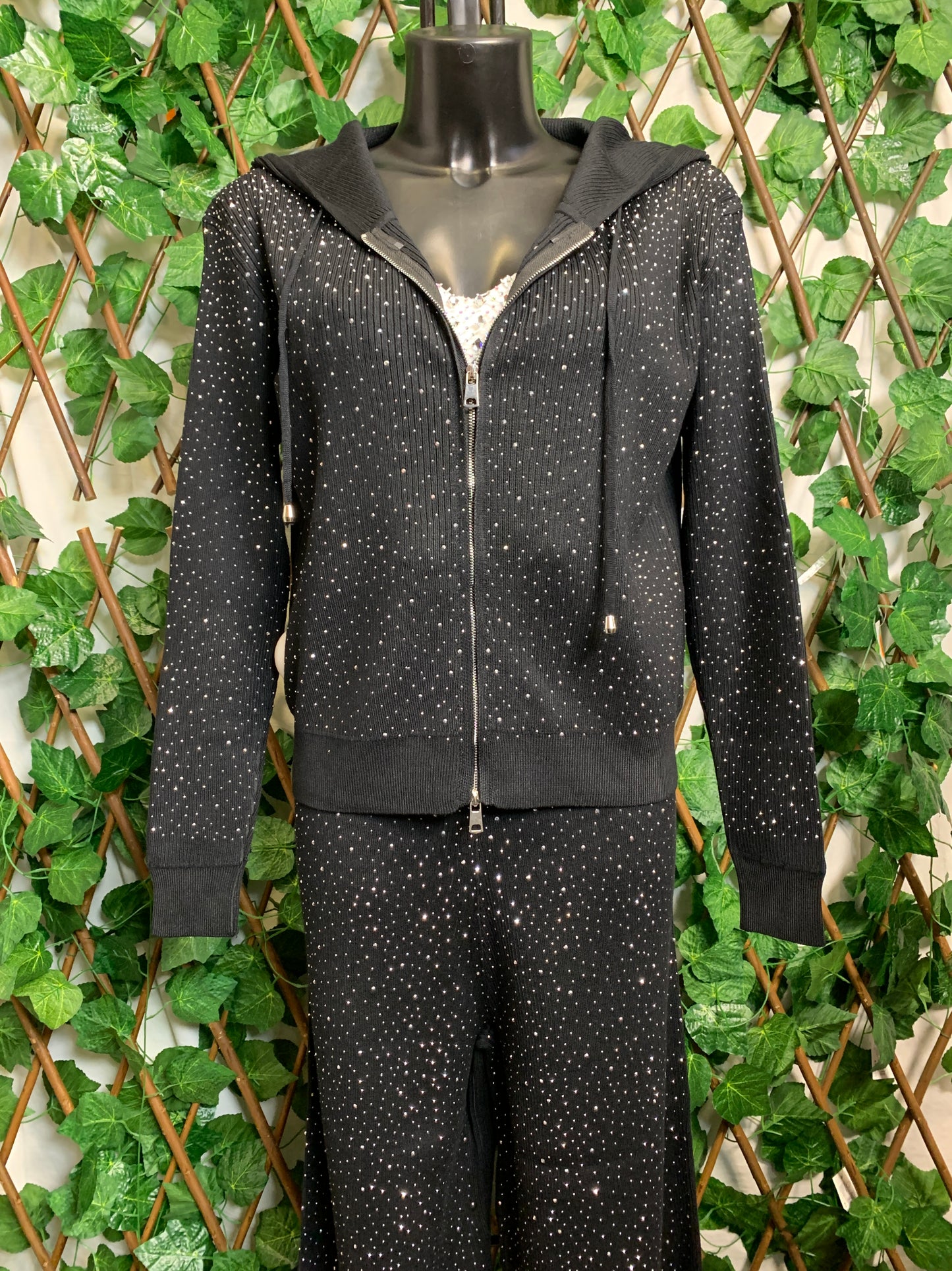 Tuta completo con brillantini