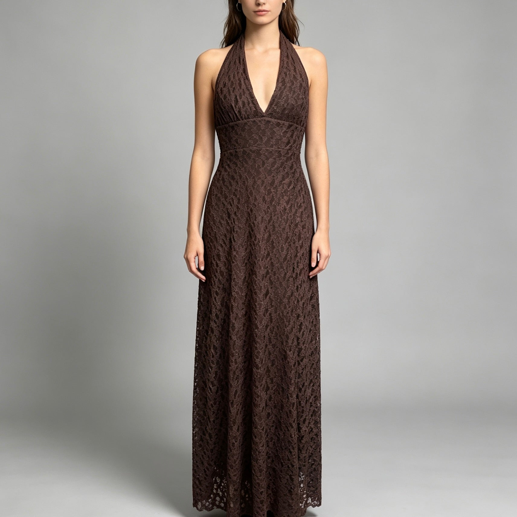 Vestito lungo in crepe - BERLY MODA 