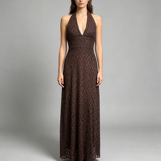 Vestito lungo in crepe - BERLY MODA 
