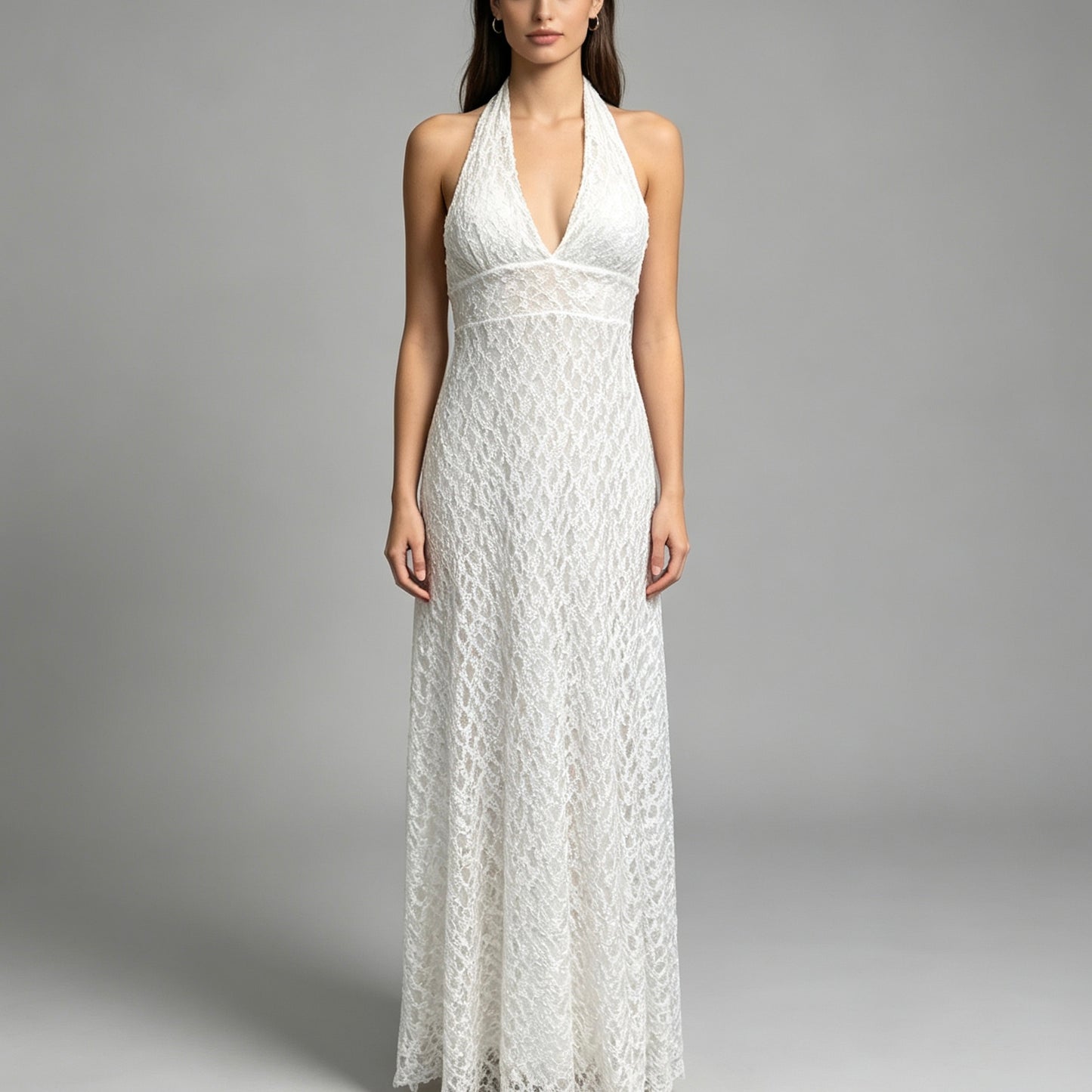 Vestito lungo in crepe - BERLY MODA 